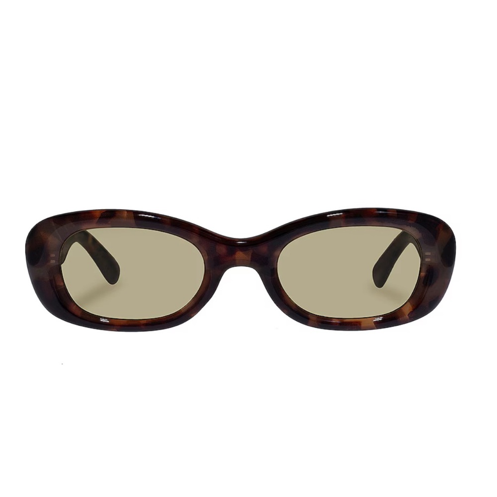 AIRE calisto oval sunglasses in dark tort